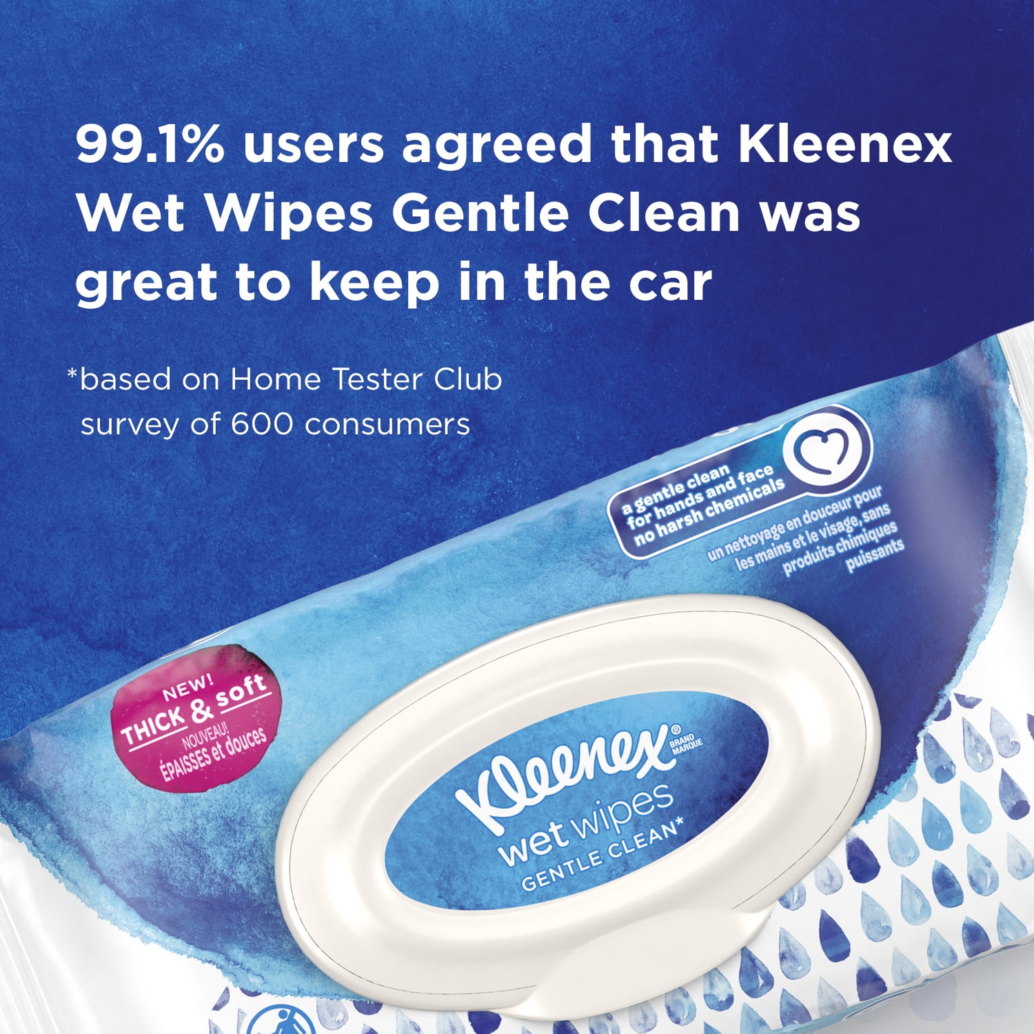 KCC47783 Kleenex Gentle Wrapped Wet Wipes