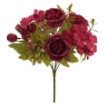 thumbnail image 2 of Clearance Under $3 Artificial Peony 7-Fork Peony Spray For Living Room Vase Filler,Plastic (F) (1Pc), 2 of 9