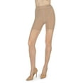 thumbnail image 2 of MeMoi Women's Thins Ultra Transparent Essential Longline Toner Control Top LUXE Pantyhose - Womens - Female, M, Nude, 2 of 8