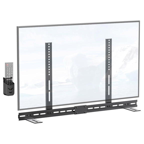 lixuesong Heavy Duty Soundbar Mount for HDTV Height Adjustable Soundbar Mount Under Mounting Bracket Easy Installation