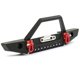 thumbnail image 3 of Metal Front Bumper with Led Lights for 1/10 RC Crawler Car Axial, 3 of 5