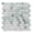 Shabby Green, variant on The Tile Life Eterna Hex 4" x 4" Hexagon Shabby Green Glass Mosaic Tile Sample 1 Piece