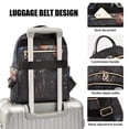 thumbnail image 3 of FORMRS Mini Backpack Purse for Women Travel Daypack Casual Shoulder Bag, Black Watercolor Space, 3 of 7