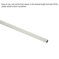 thumbnail image 4 of Foam Gasket 20"L x 0.31"W x 0.24"H High-shielding Conductive Fabric Foam Strip with Adhesive Backing Grey 5Pcs, 4 of 6
