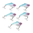 thumbnail image 3 of Nimomo Señuelo De Pesca Artificial, Placa De Hierro, Cebo con Ranura para Sangre Láser, Anzuelo Triple para Pesca En Agua Dulce Y Salada, 5 Uds.(Rosa y Verde), 3 of 5