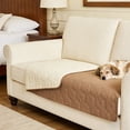 thumbnail image 7 of Waterproof NonSlip Pet Sofa Cover Reversible Couch Protector Pad for Dogs & Cats Washable Polyester Furniture Blanket Anti-Scratch, Pet Hair, Stain Resistant 70x30in Gray/Brown, 7 of 7