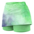 thumbnail image 5 of S LUKKC LUKKC Athletic Shorts for Kid Girls Elastic Waist Casual Leggings Lightweight Active Shorts Running Workout Shorts with Lined Underpants Skirts Hiking Gym Outdoors Summer Clothes, 5 of 6