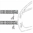 thumbnail image 2 of Febest FRONT LEFT DOOR UPPER HINGE # 0199-HDASU40FLU OEM 68720-12151, 2 of 2
