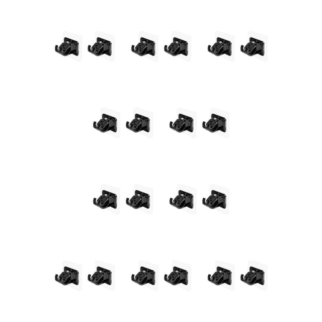Bewildely Self Adhesive Window Curtain Rod Clip Hanger Detachable Bedroom Holder Clamp Puncture-free Rods Nail-free Towel Type1 NO1