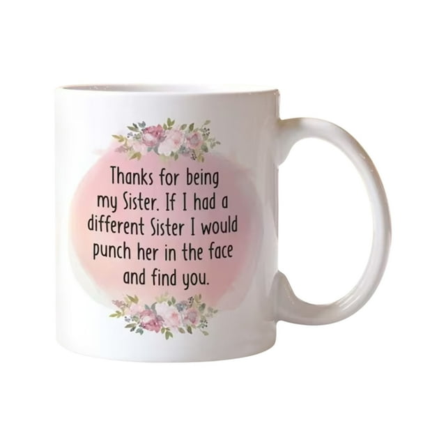 Rkstn Mug Mug Sœurs Mug en Céramique Tasse à Café