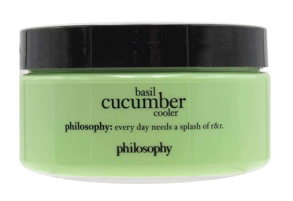 Philosophy Basil Cucumber Glazed Body Souffle/Cream 8 Ounce Tub
