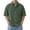 Army Green#02, variant on Dwelliawo Mens Button Down Casual Summer Beach Shirts Button Down Short Sleeve Shirts Holiday Beach Regular Fit Cotton Button Up Shirt Summer Tops Khaki XL