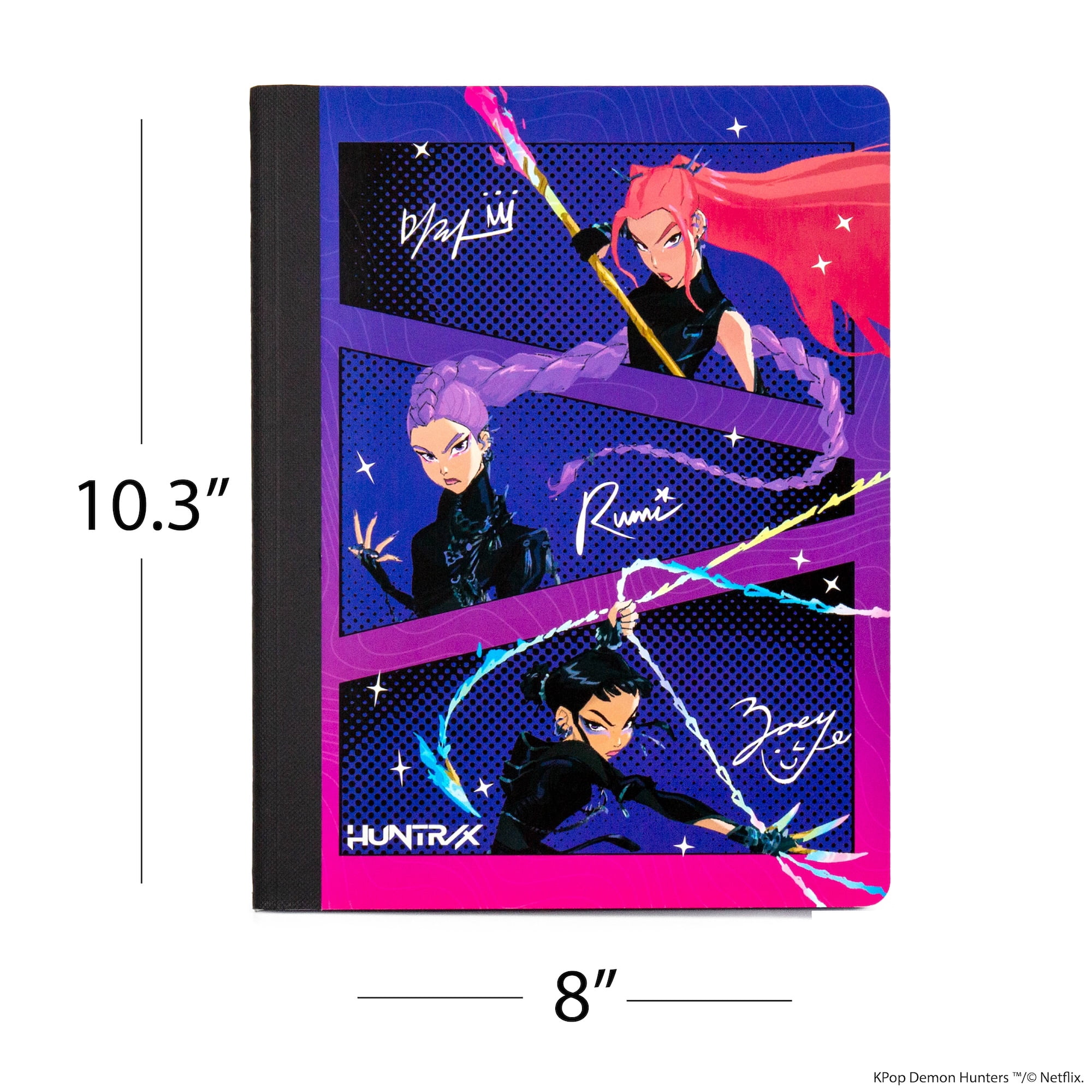 Netflix KPop Demon Hunters™ Composition Notebook, 80 Wide-Ruled Pages