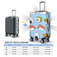 thumbnail image 6 of Naloa Kawaii Sushi Elastic Suitcase Protector, Travel Suitcase Protector Cover Fits 18-32in Suitcase - Small, 6 of 9