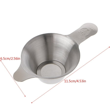 

Stainless Steel Tea Filter Loose Leaf Infuser Herbal Double Mesh Strainer
