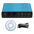 thumbnail image 2 of Tarjeta de Sonido USB 2.0, Tarjeta de Sonido Externa de 6 Canales, Tarjeta de Audio Óptica Externa, Controlador SPDIF para PC, Portátil y de Escritorio., 2 of 5
