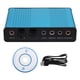 thumbnail image 2 of Tarjeta de Sonido USB 2.0, Tarjeta de Sonido Externa de 6 Canales, Tarjeta de Audio Óptica Externa, Controlador SPDIF para PC, Portátil y de Escritorio., 2 of 5