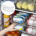 thumbnail image 4 of Refrigerator And Freezer Stackable Clear Storage Organizer Bins With Double layer, 4 of 11