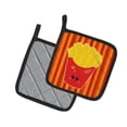 thumbnail image 2 of Carolines Treasures BB7050PTHD French Fries Face Pair of Pot Holders, 7.5HX7.5W, multicolor, 2 of 2