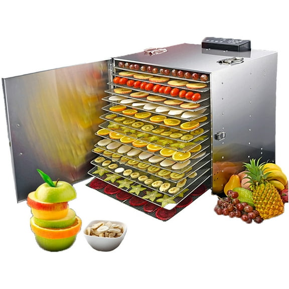 PreAsion 16 Layers Fruit Vegetable Drying Machine Pet Food Dehydrator Jerky Yogurt Cheese General