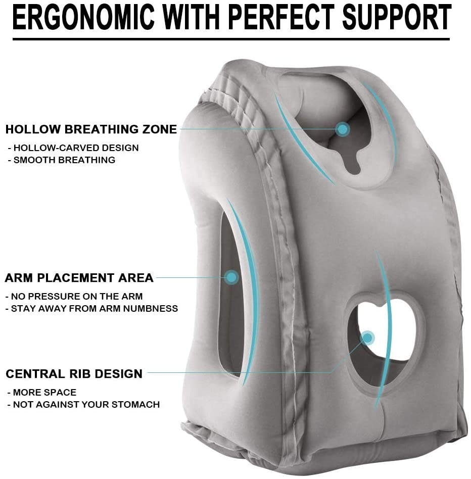 inflatable airplane pillow