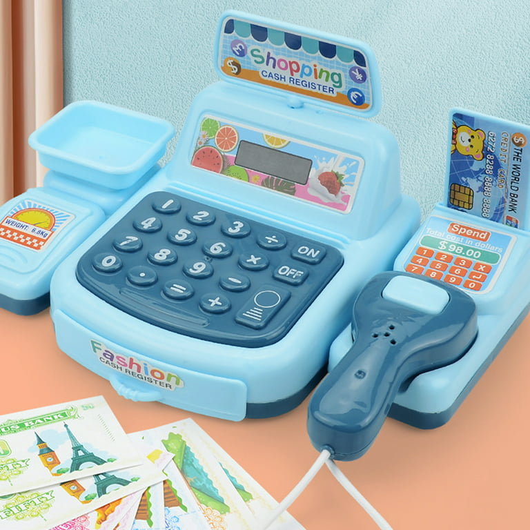 CifToys Toy Cash Register for Kids, Pink Cashier Toy Playset for Girls 3+ -  Walmart.com