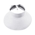 thumbnail image 2 of Yigetop Visor Hats for Women, Women's Summer Foldable Straw Sun Visor W/Cute Bowtie Hat Womens Sun Hat White One Size, 2 of 2