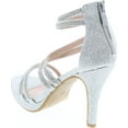 thumbnail image 3 of Top Moda Dressy Formal Sandals High Heel Ankle Strap Open Toe Sandals, 3 of 7
