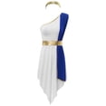 thumbnail image 4 of Sxiwei Robe Cosplay Grecque Grecque Ancienne Charmant pour Femmes avec Bandeau Bleu TTG, 4 of 6