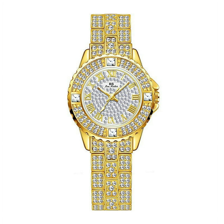 BS New Watch Watch Full Diamond Brand Women s Watch Quartz Watch Popular Fashion