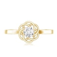 thumbnail image 4 of Rosec Jewels Lab Grown Diamond Promise Ring for Women - Interlocking Ring - EF-VS Quality - Ready to Gift with Jewelry Box, 18K Yellow Gold, US 5.00, 4 of 8