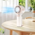 thumbnail image 2 of 100-speed high-speed digital display ice cooling semiconductor fan USB portable handheld small fan, 2 of 10
