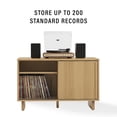 thumbnail image 4 of Crosley Armoire pour Tourne-Disque Gemma Medium avec Rangement pour Vinyles en Chêne Blanc, 4 of 9