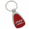 Jeep Grand Cherokee Keychain & Keyring - Red Teardrop