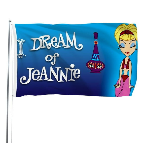I Dream of Jeannie-themed Printed Flag Perfect gift for fans, friends, and family members, and suitable for indoor and outdoor activities, party decorations.16"x24" (40cm×60cm)