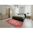 thumbnail image 4 of Ahgly Company Indoor Rectangle Patterned Love Red Area Rugs, 6' x 9', 4 of 6