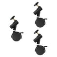 thumbnail image 3 of BELOVING 3 Pcs Roues Lumineuses Support Studio d'Enregistrement Photographie Rotation à 360 Degrés Noir 19 mm, 3 of 9