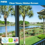 Phifer UltraVue High-Visibility Insect Screen Kit - (24 in x 25 ft) - For Window, Patio, Porch, Door