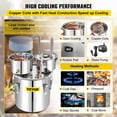 thumbnail image 4 of Still de alcohol VEVOR de 50 litros con barril Thumper, kit de destilería, 4 of 9