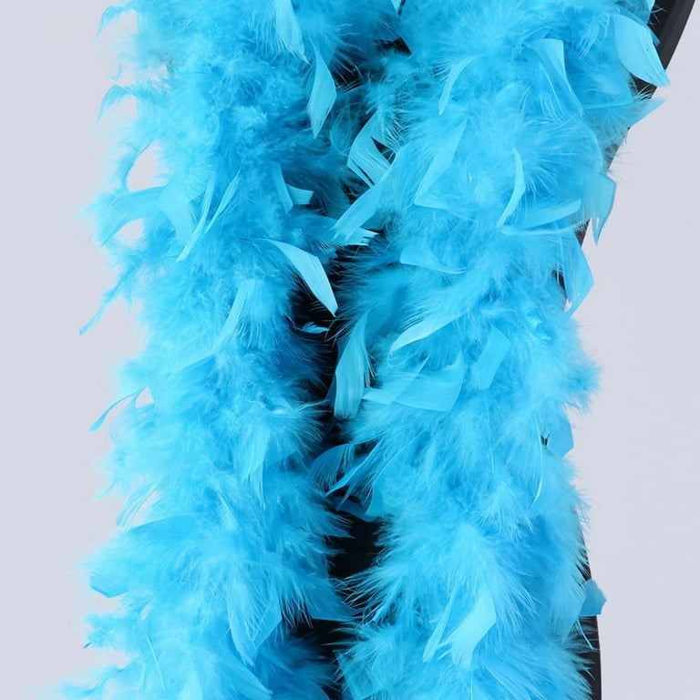 Pikadingnis Turkey Chandelle Feather Boa Dancing Wedding Crafting Party Dress Up Natural Fluffy Turkey Feathers Boa Craft Home Dancing Wedding Party