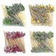thumbnail image 1 of 100pcs Disposable Bamboo Skewers Food Picks Buffet Cupcake Fruit Fork Party Cake Dessert Salad Vegetable Sticks Toothpick Skewer K mi*ed, 1 of 2