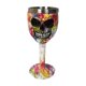 thumbnail image 1 of Xihbxyly Oferta de iluminación Horrible copa de vino acero inoxidable con forma de calavera esquelética, decoración de Halloween, copas de vino, cáliz de vino con forma de calavera ceremonial de sacr, 1 of 5