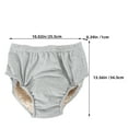 thumbnail image 2 of OULII 2Pcs Washable Adult Diapers Leakproof Leakproof Incontinence Underwear for Elderly Grey, 2 of 8