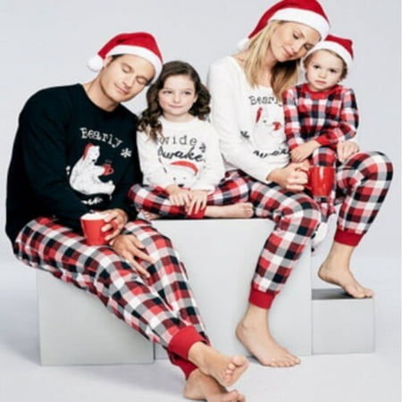Christmas Pajamas Christmas Families Pajama Set Christmas Parent-child  Clothing Style 12