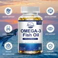 thumbnail image 2 of Nature's Live Omega 3 Fish Oil 120 Capsules Joint Support 1296 mg EPA & 864mg DHA, 2 of 7