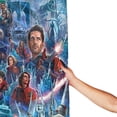 thumbnail image 2 of Shower Curtain Cartoon Art Bath Shower Curtains with 12 Hooks, Waterproof Washable Polyester Bathroom Home Decor Set 72x72 Inch, Plastic, 2 of 8