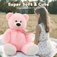 thumbnail image 3 of MaoGoLan 35.4" Giant Teddy Bear Soft Stuffed Animals Plush Big Bear Toy, 3 of 10