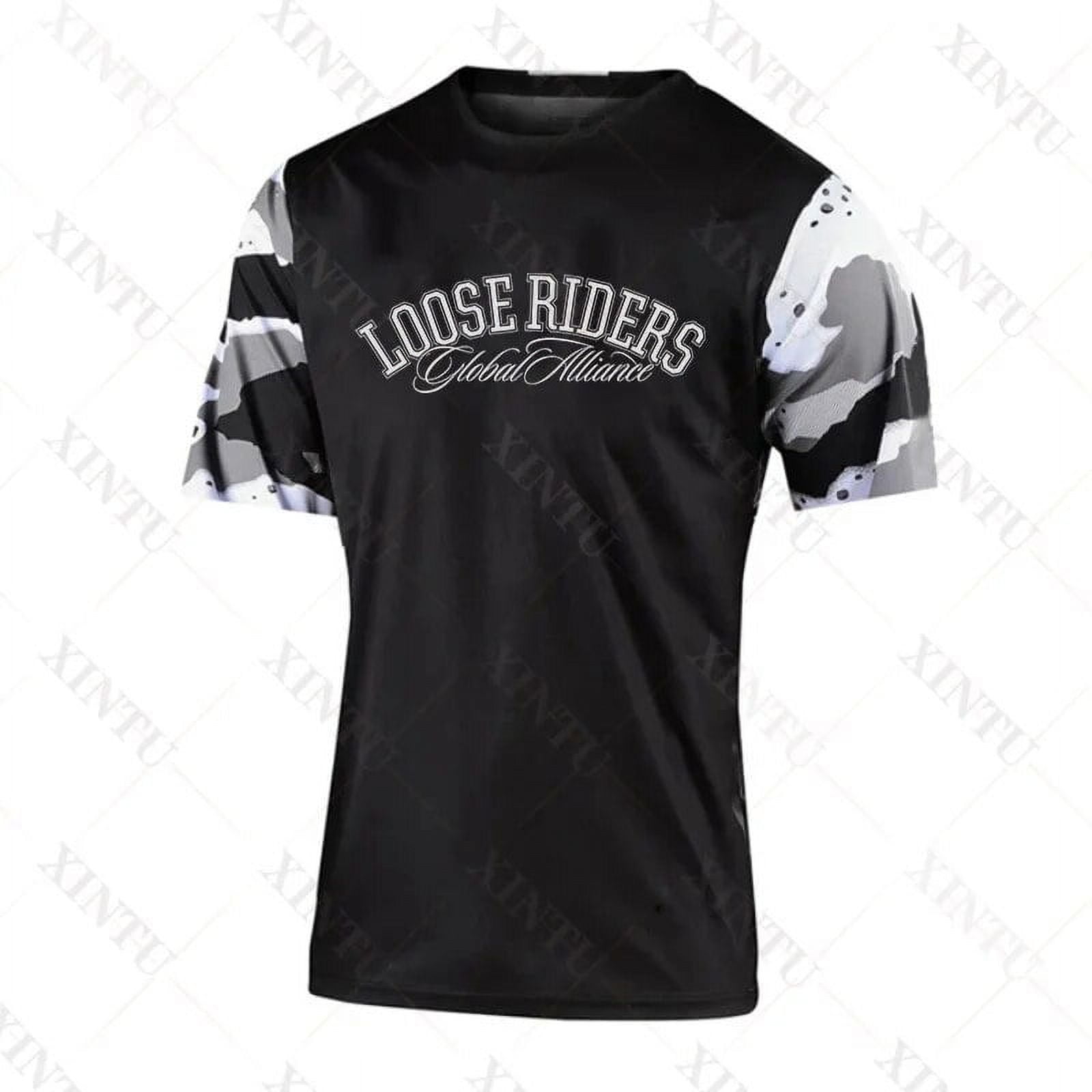 Jersey Camisetas Bmx Loose Rider Men's Long Sleeve Jersey Mtb
