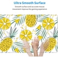 thumbnail image 5 of Large Pineapple Gaming Mouse Pad 31.5x11.8 Inch XL Mouse Pad Mat with NonSlip Base Desk Pad Mat Stitched Edges for Home Office Game, Perfect for Gamers Who Love Tropical Vibes, 5 of 6