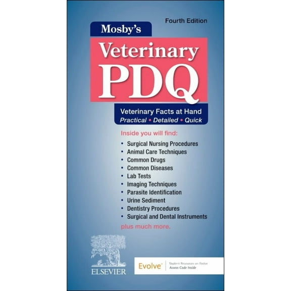 Mosby's Veterinary PDQ, (Spiral-Bound)